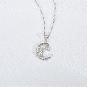 925 Sterling Silver Cat Necklace